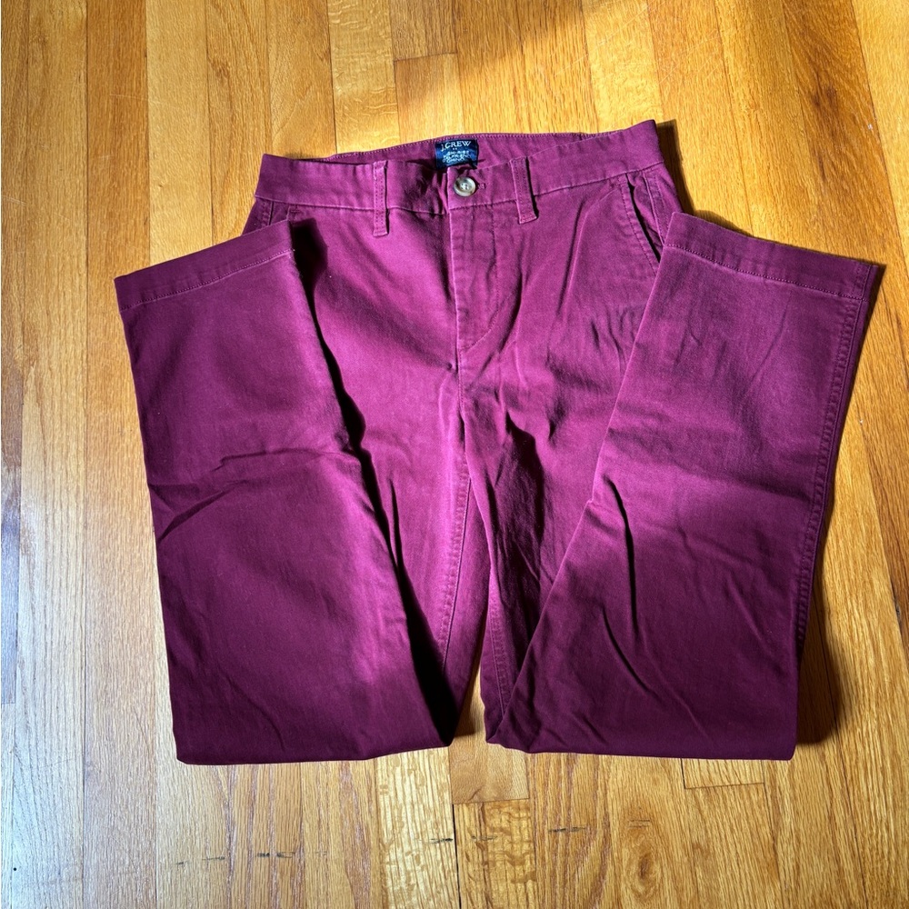 J. Crew High Rise Girlfriend Chino